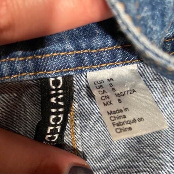 Denim overalls dress jumper - Picture 3 of 3